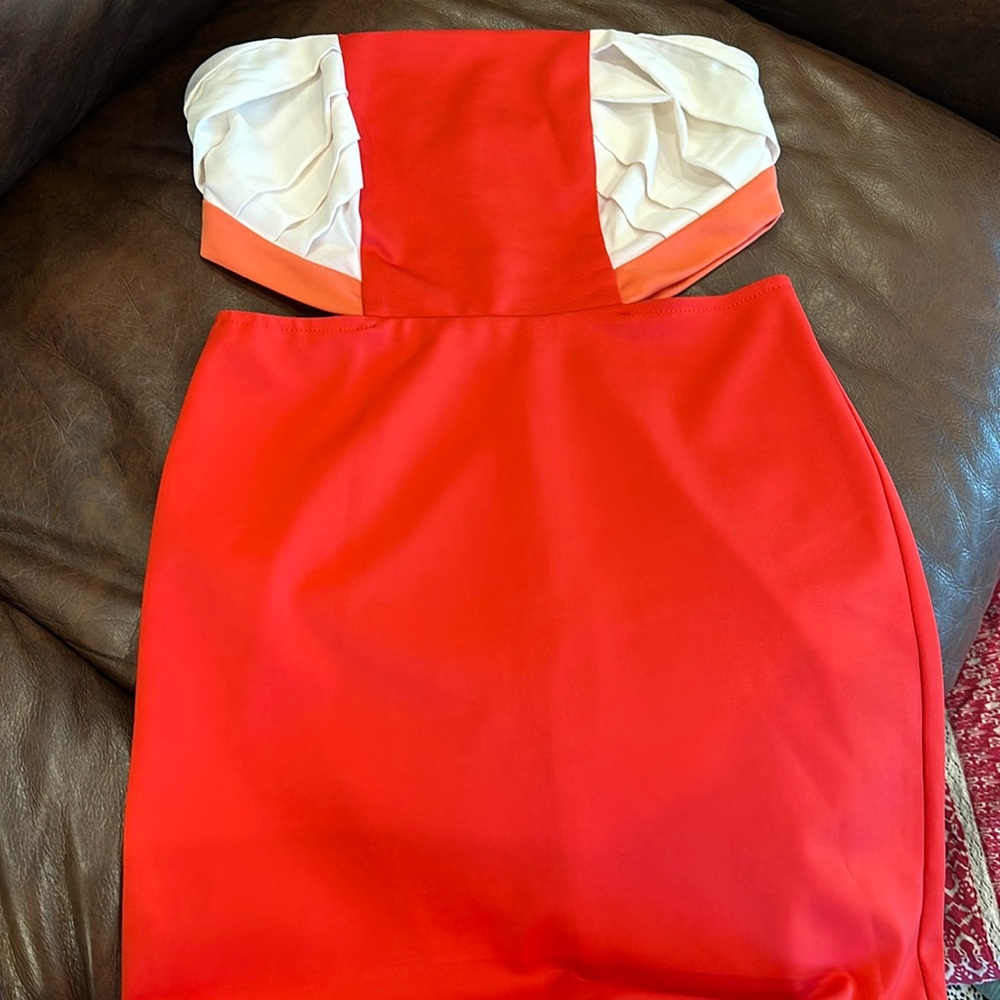 C.Lice Strapless Dress